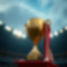 A trophy symbolizing achievement in sports.
