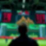 Dynamic statistics display for sports betting