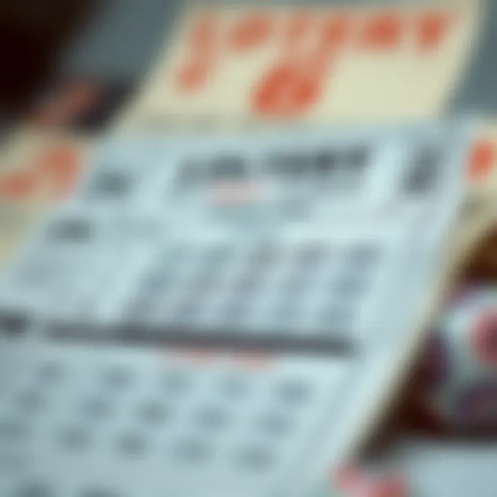 Lottery ticket with various strategic options