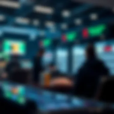 Conceptual illustration of blockchain technology in lotteries