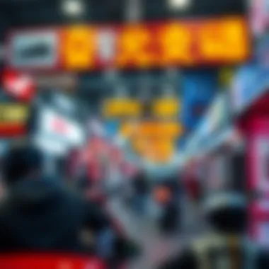 Visual representation of market trends