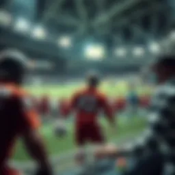 A detailed illustration of sports betting strategies