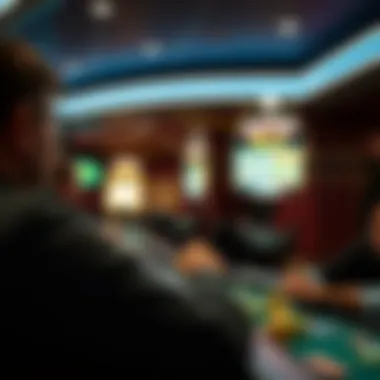 Visual representation of societal issues stemming from gambling addiction