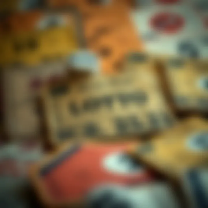 A Journey Through Lottery History Historical evolution of lottery systems depicted through vintage tickets