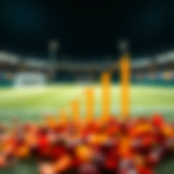 Risk vs Reward in Sports Betting Graph showing the relationship between risk and reward in betting