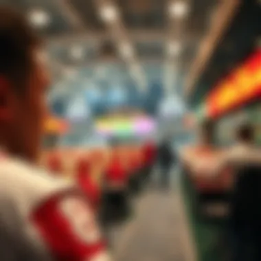 Visual representation of integrated lottery and sports betting