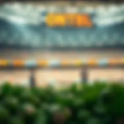 Illustration depicting the integration of lottery and sports betting