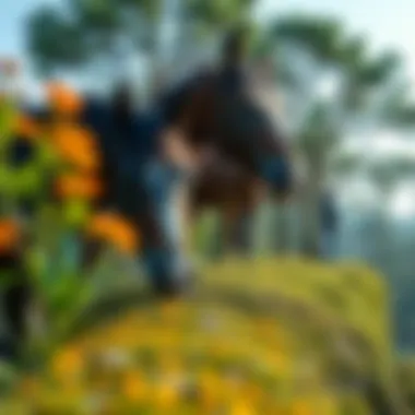 An illustration of Jeju's ecosystem highlighting the role of horses