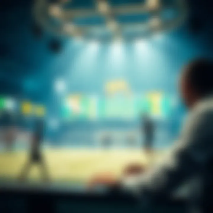 Concept image depicting future trends in online betting sites