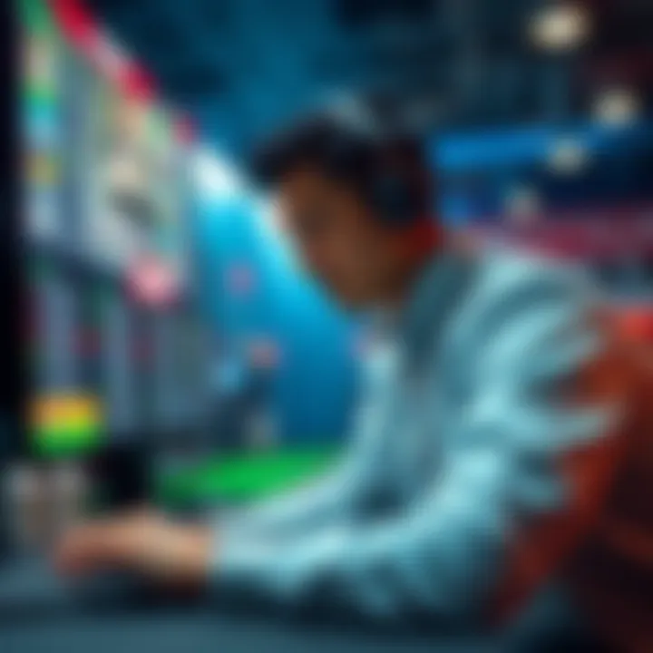 Illustration of a secure online betting environment