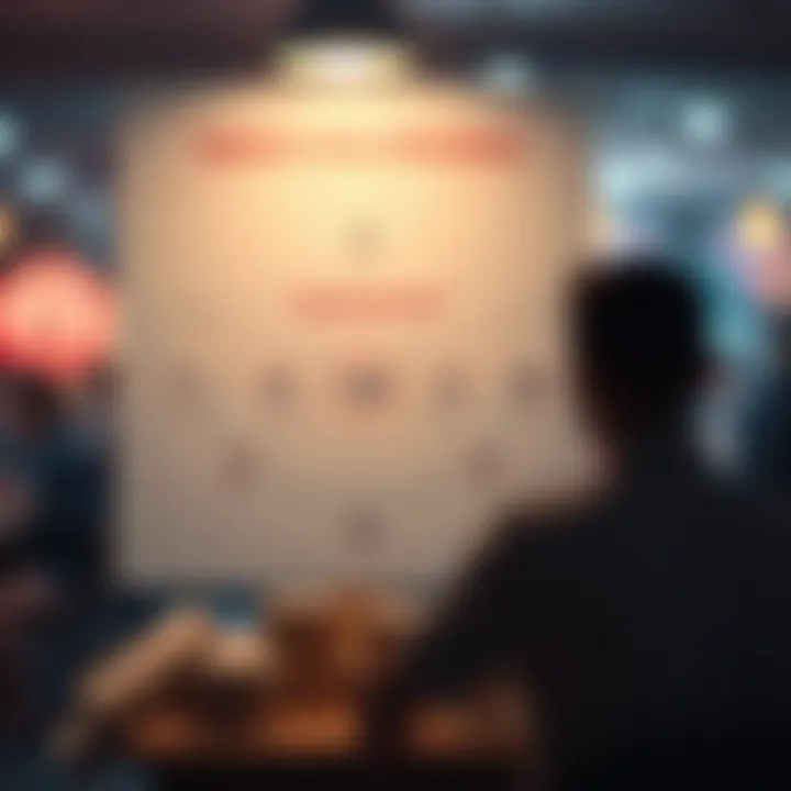 Diagram illustrating lottery mechanics