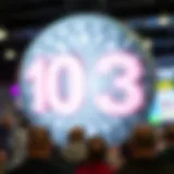 Visual representation of lottery number patterns