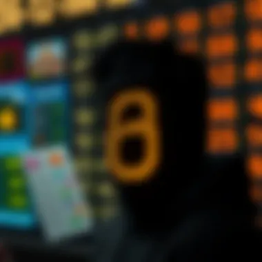 Visualization of lottery number patterns