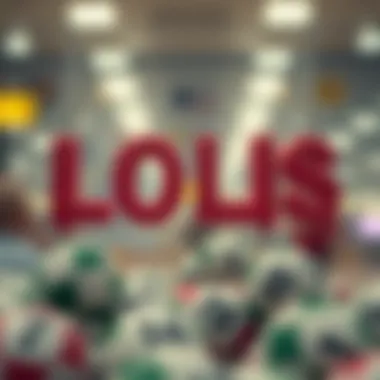 Visual representation of lottery odds