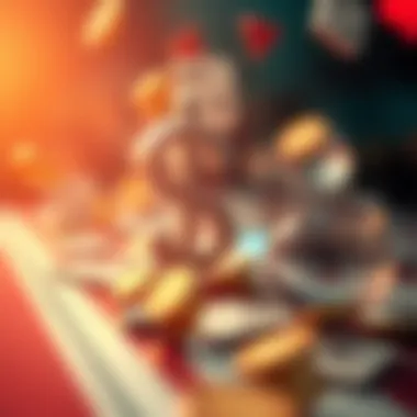 An abstract representation of luck and chance in gaming