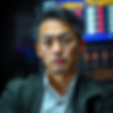 A person contemplating lottery strategies with a thoughtful expression