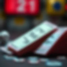 An artistic representation of lottery tickets highlighting their significance in society