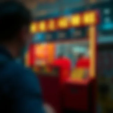 Visual representation of lottery draw mechanics