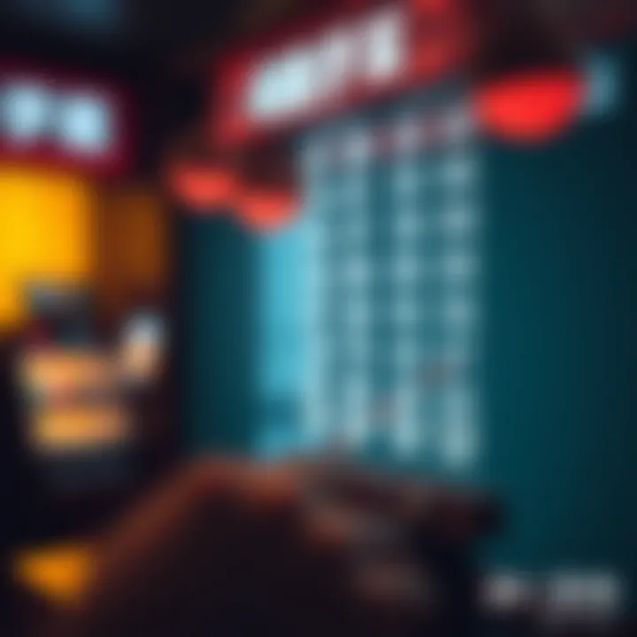 Visual representation of lottery number patterns