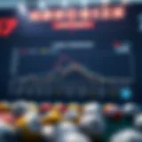 Graphical representation of lottery number distribution