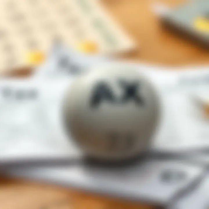 Tax forms and financial documents related to lottery winnings