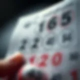 A close-up of a lottery ticket with automated numbers