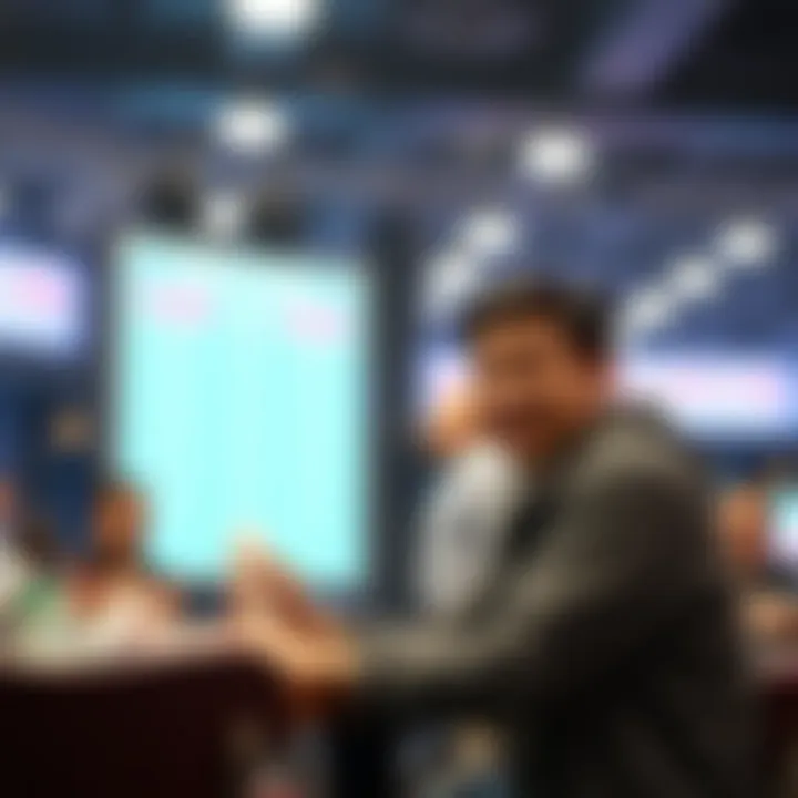 Visual representation of the social impact of gambling