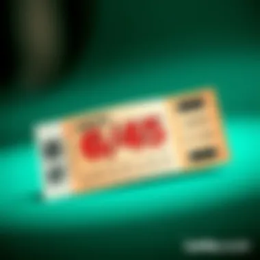 Lotto 6/45 ticket showcasing the unique features