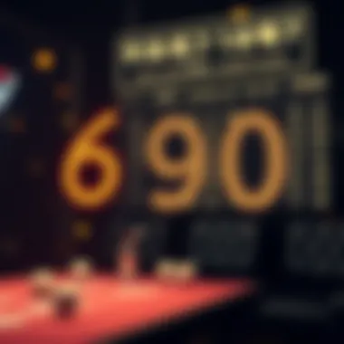 Graphical data of number occurrences in lottery