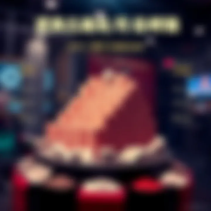 Visual representation of lottery money distribution