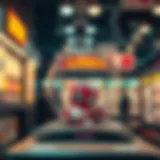 A visual representation of lottery mechanics and probability theory