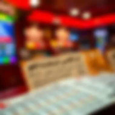 Intricate design of a lottery ticket showcasing its unique features