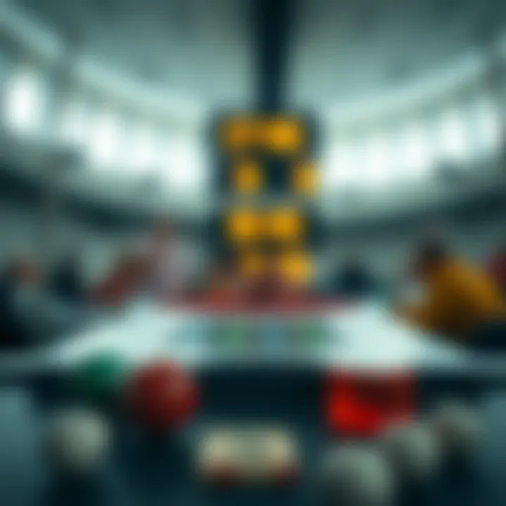 Graphical representation of statistical methods in lotteries