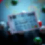 Lotto ticket from various countries