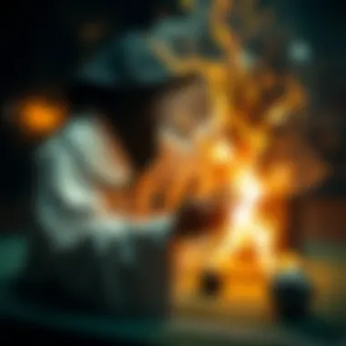 An abstract representation of betting strategies influenced by mysticism