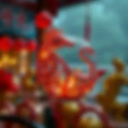 Enchanting symbols associated with fortune and luck