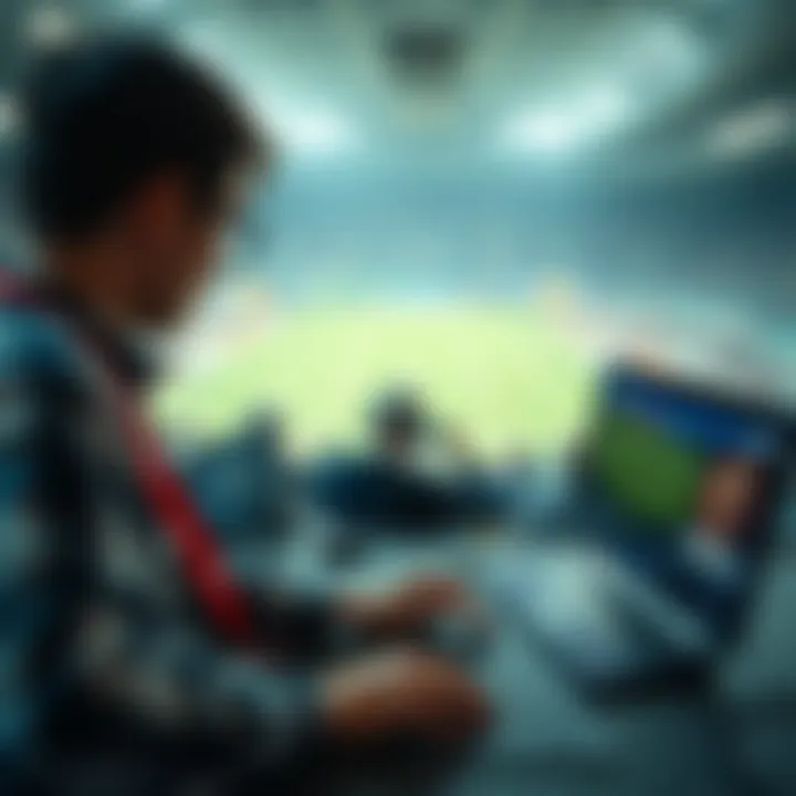 Seamless User Experience in Betting Illustration of a seamless user experience on a sports betting platform