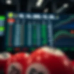 Dynamic betting interface showcasing real-time statistics and updates