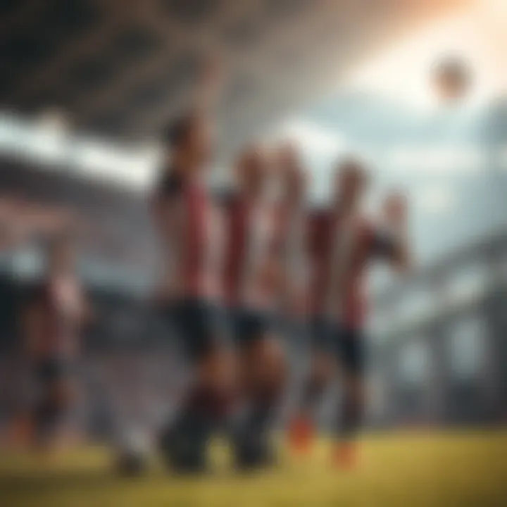 Babel celebrating a goal with teammates, illustrating teamwork and joy