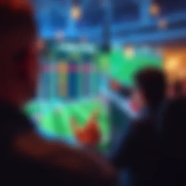 An interactive betting interface for screen racing