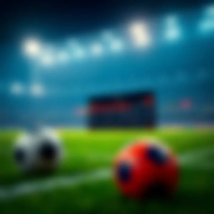 An overview of various soccer betting platforms showcasing their features