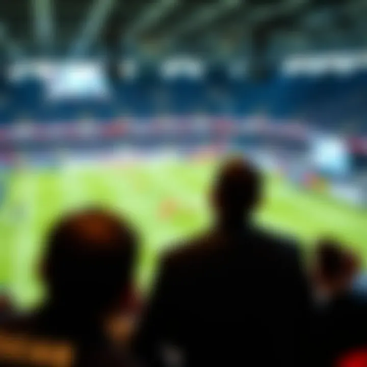 Conceptual illustration of future trends in sports betting