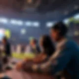 Visual representation of sports betting trends