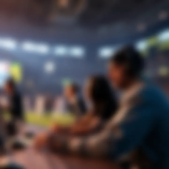 Visual representation of sports betting trends