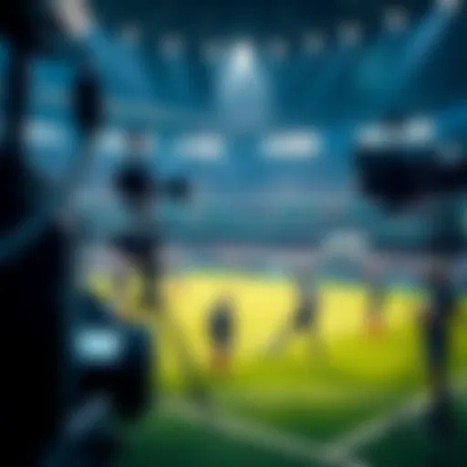 The Evolution of Sports Broadcasting Dynamic sports broadcasting setup