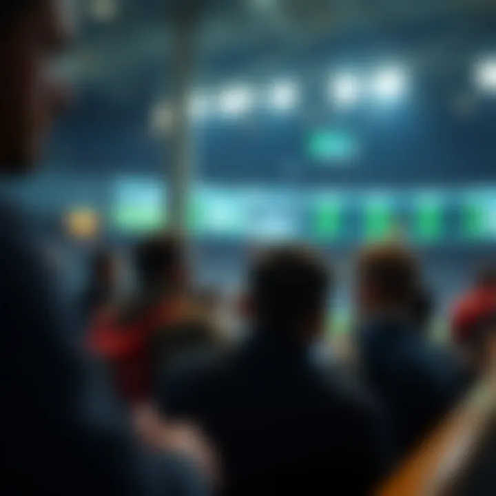 Illustration of community engagement in betting