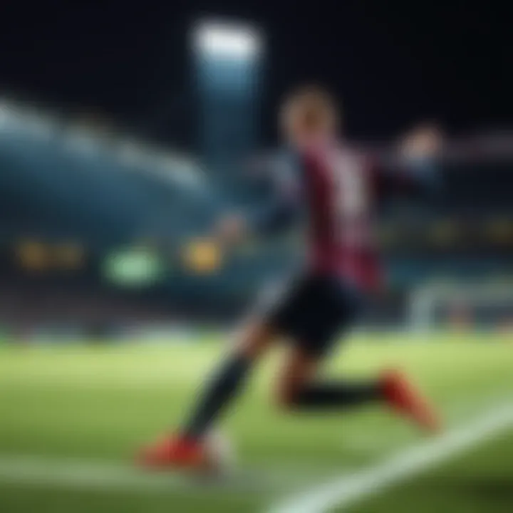 Team strategies during last night's football events