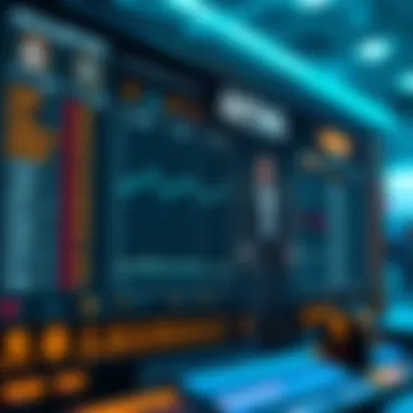 A futuristic betting interface illustrating advanced technology in horse racing.