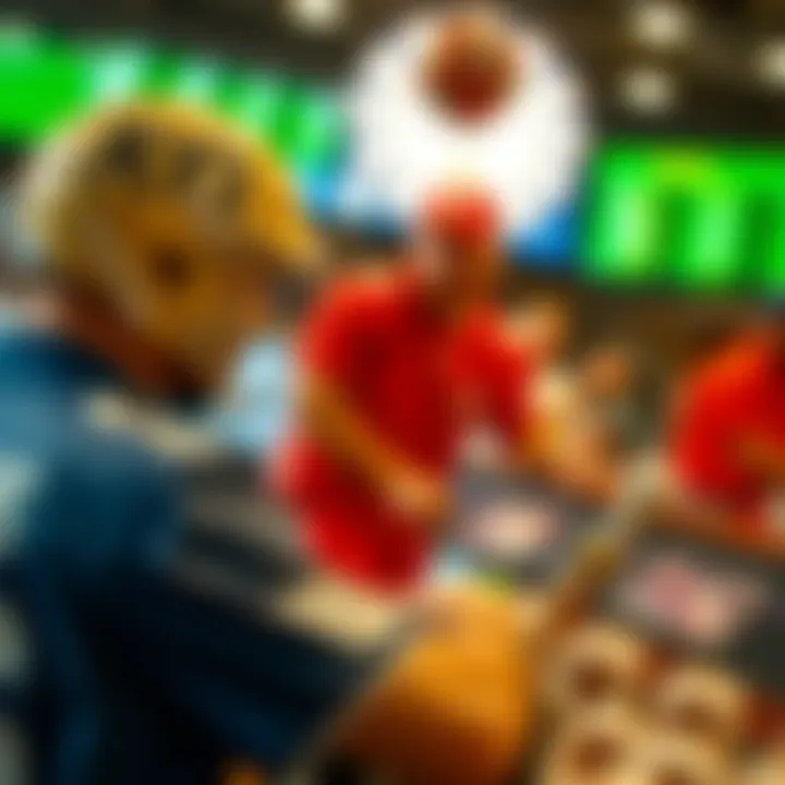 Visual representation of lottery vs sports betting