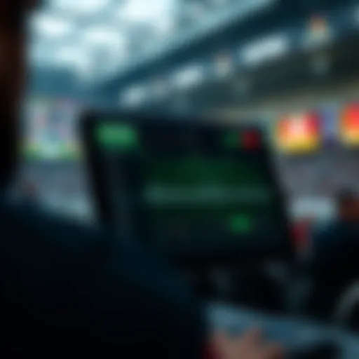 A visual representation of a betting platform interface